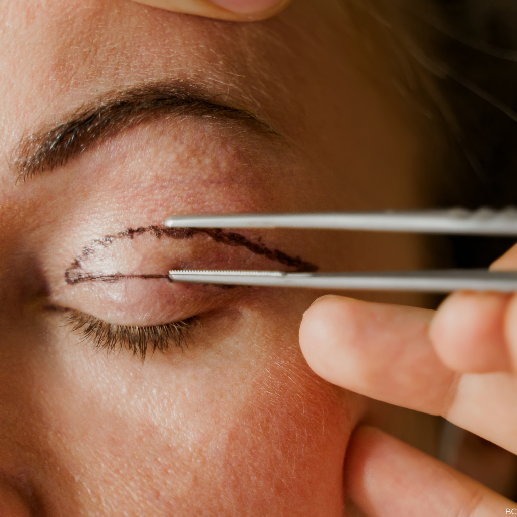 déroulement de l'opération de blépharoplastie